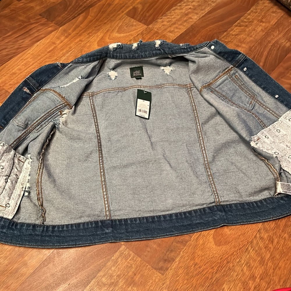 New Wild Fable distressed denim vest - Picture 15 of 16
